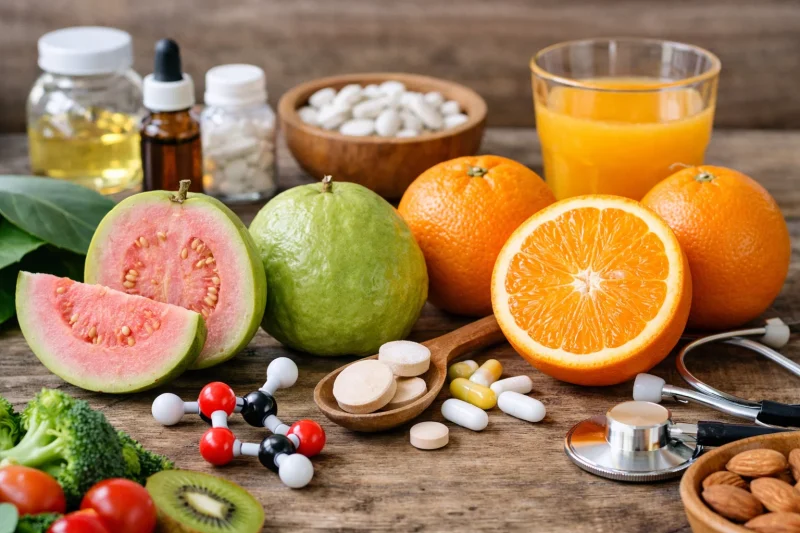 ฝรั่งมีวิตามินซีเยอะกว่าส้มจริงไหม และทำไมผลไม้ลูกเดียวถึงให้คุณค่าได้มากขนาดนี้